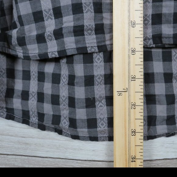 Faith 21*Women's Short Sleeve Pullover Split V-Neck Studded Tie Back Waist~ XL - Picture 11 of 13